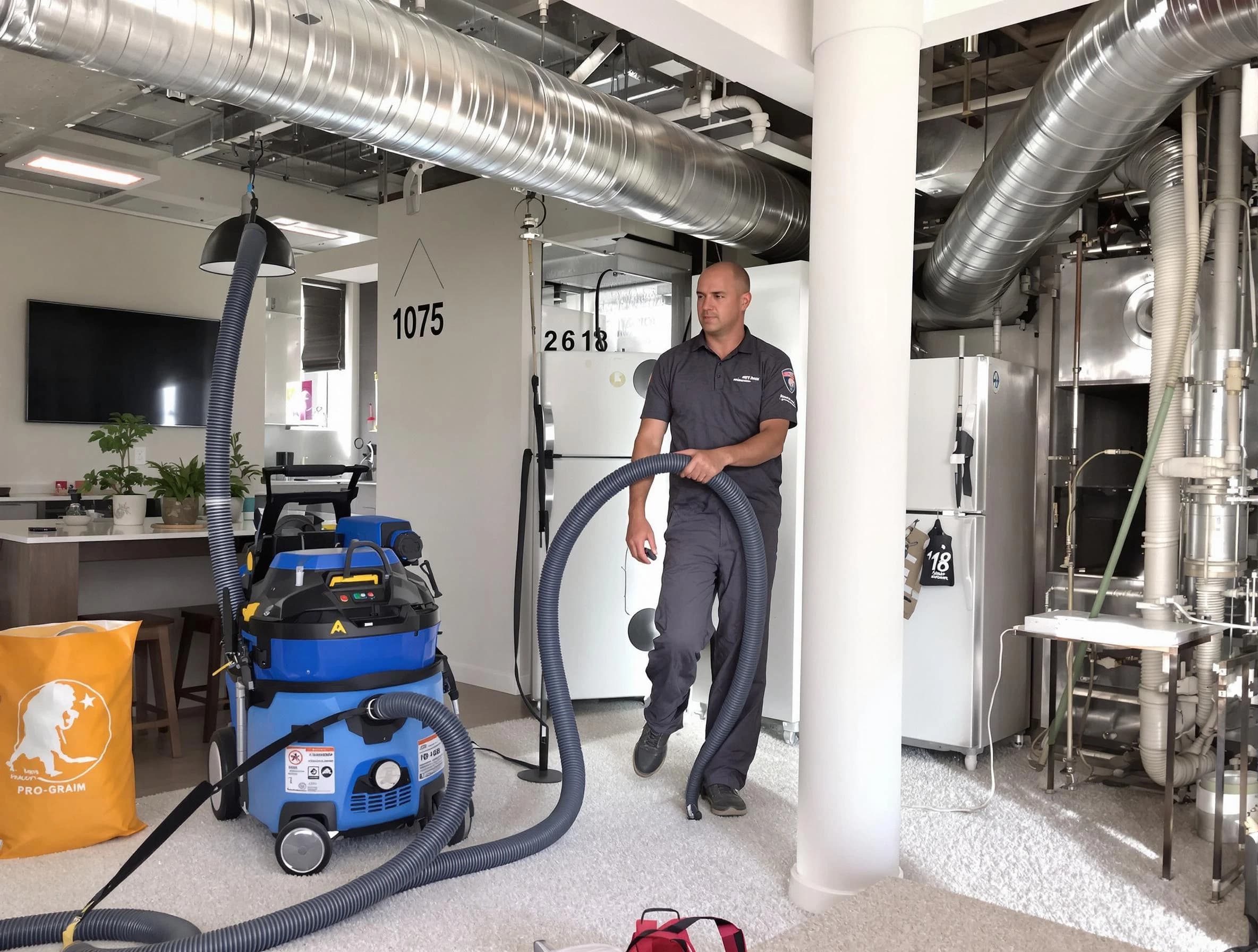 Sandia Heights Air Duct Cleaning expert performing detailed indoor duct cleaning for improved air quality in Sandia Heights