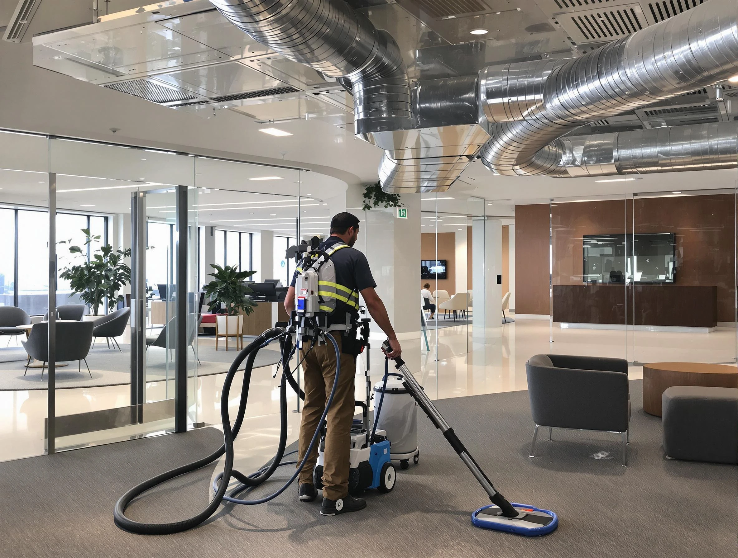 Commercial duct cleaning service by Sandia Heights Air Duct Cleaning in Sandia Heights