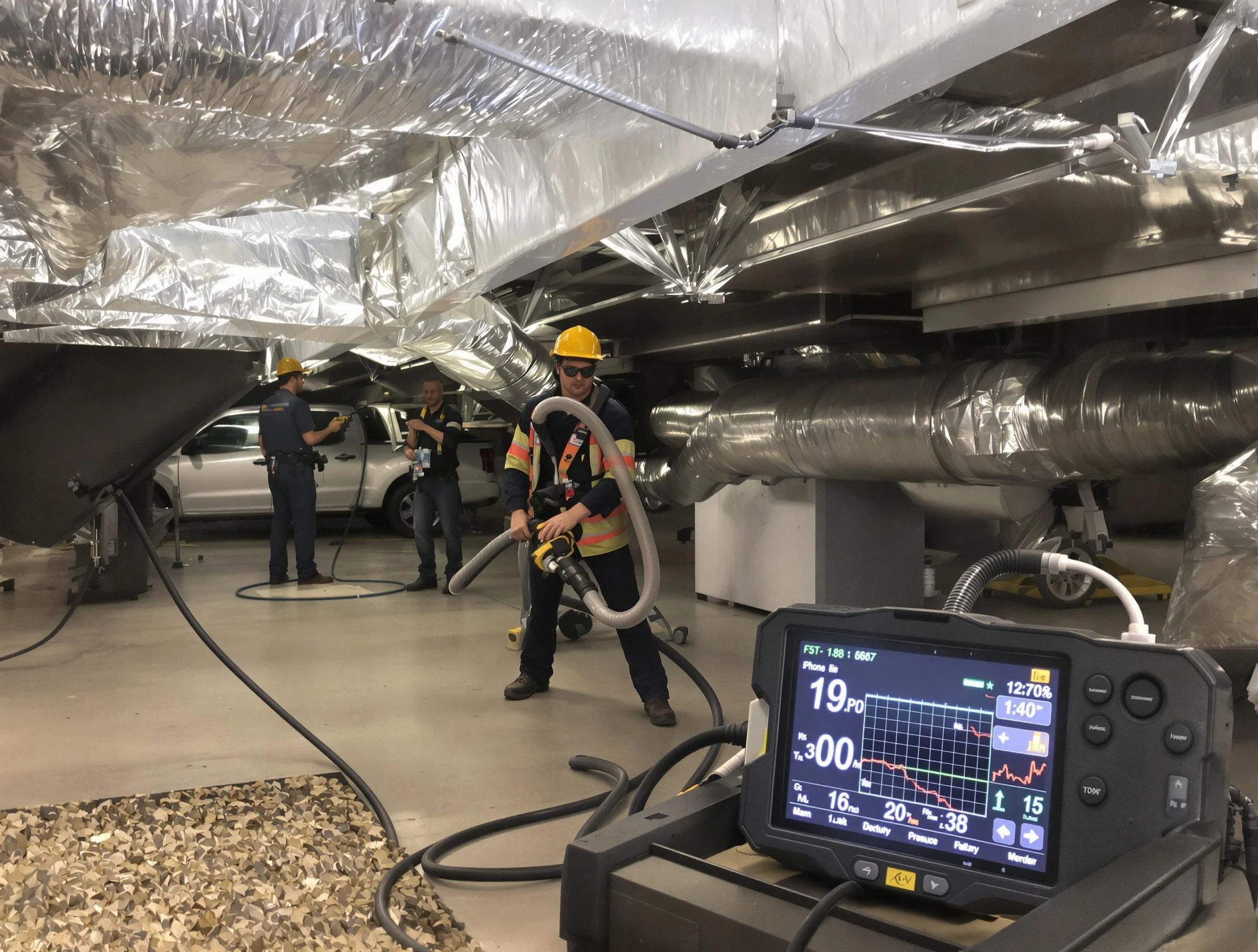 Professional negative pressure duct cleaning by Sandia Heights Air Duct Cleaning in Sandia Heights